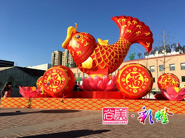 2017北京大興區迎春彩燈現場