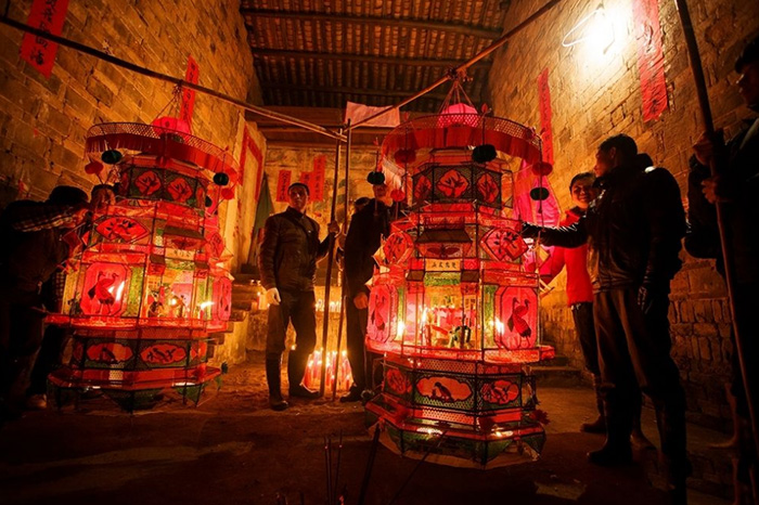 歷史悠久的江西贛州石城彩燈、客家花燈民俗文化
